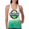  Next Level Ombre Burnout Racerback Tank Thumbnail