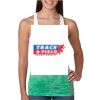  Next Level Ombre Burnout Racerback Tank Thumbnail