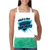  Next Level Ombre Burnout Racerback Tank Thumbnail