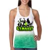  Next Level Ombre Burnout Racerback Tank Thumbnail