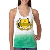  Next Level Ombre Burnout Racerback Tank Thumbnail