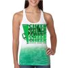  Next Level Ombre Burnout Racerback Tank Thumbnail