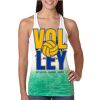 Next Level Ombre Burnout Racerback Tank Thumbnail