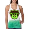  Next Level Ombre Burnout Racerback Tank Thumbnail