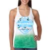  Next Level Ombre Burnout Racerback Tank Thumbnail