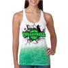  Next Level Ombre Burnout Racerback Tank Thumbnail