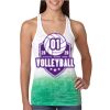  Next Level Ombre Burnout Racerback Tank Thumbnail