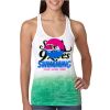  Next Level Ombre Burnout Racerback Tank Thumbnail