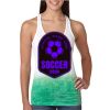  Next Level Ombre Burnout Racerback Tank Thumbnail