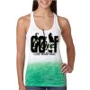  Next Level Ombre Burnout Racerback Tank Thumbnail