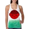  Next Level Ombre Burnout Racerback Tank Thumbnail