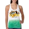  Next Level Ombre Burnout Racerback Tank Thumbnail