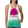  Next Level Ombre Burnout Racerback Tank Thumbnail