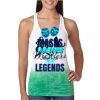  Next Level Ombre Burnout Racerback Tank Thumbnail