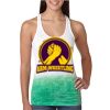 Next Level Ombre Burnout Racerback Tank Thumbnail