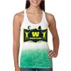  Next Level Ombre Burnout Racerback Tank Thumbnail