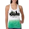  Next Level Ombre Burnout Racerback Tank Thumbnail