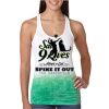  Next Level Ombre Burnout Racerback Tank Thumbnail