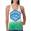  Next Level Ombre Burnout Racerback Tank Thumbnail