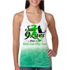  Next Level Ombre Burnout Racerback Tank Thumbnail