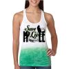  Next Level Ombre Burnout Racerback Tank Thumbnail