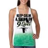  Next Level Ombre Burnout Racerback Tank Thumbnail