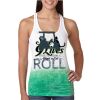  Next Level Ombre Burnout Racerback Tank Thumbnail
