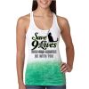  Next Level Ombre Burnout Racerback Tank Thumbnail