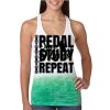  Next Level Ombre Burnout Racerback Tank Thumbnail