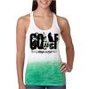  Next Level Ombre Burnout Racerback Tank Thumbnail