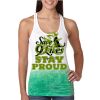  Next Level Ombre Burnout Racerback Tank Thumbnail