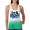  Next Level Ombre Burnout Racerback Tank Thumbnail