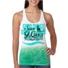  Next Level Ombre Burnout Racerback Tank Thumbnail