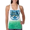  Next Level Ombre Burnout Racerback Tank Thumbnail