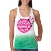  Next Level Ombre Burnout Racerback Tank Thumbnail