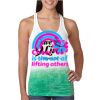  Next Level Ombre Burnout Racerback Tank Thumbnail
