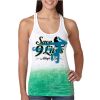  Next Level Ombre Burnout Racerback Tank Thumbnail