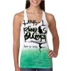  Next Level Ombre Burnout Racerback Tank Thumbnail